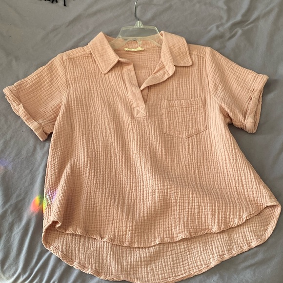 Cotton collared shirt - Picture 1 of 4